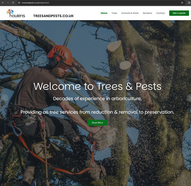 Tree Surgeon Website