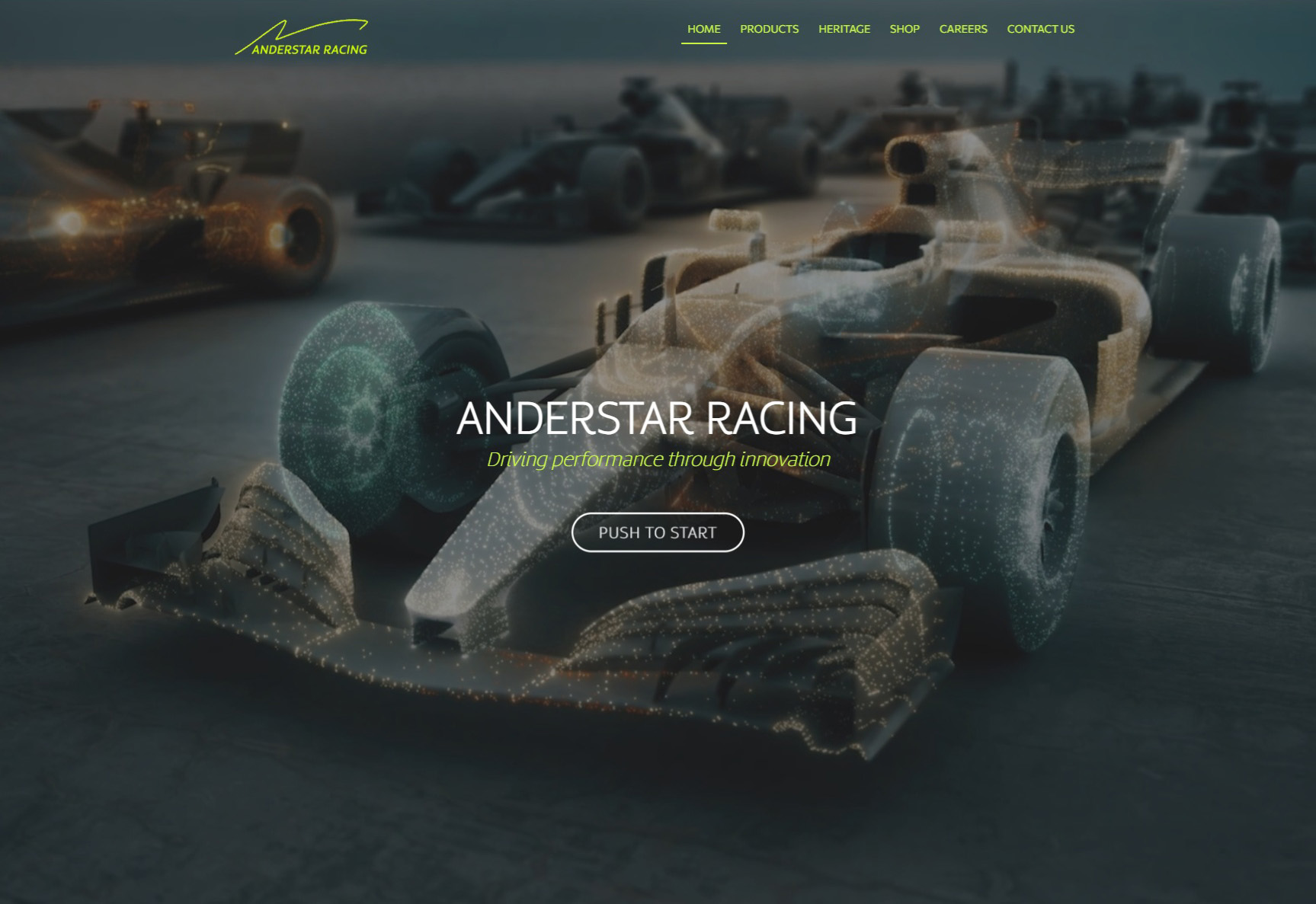 Motorsport Tech Website preview